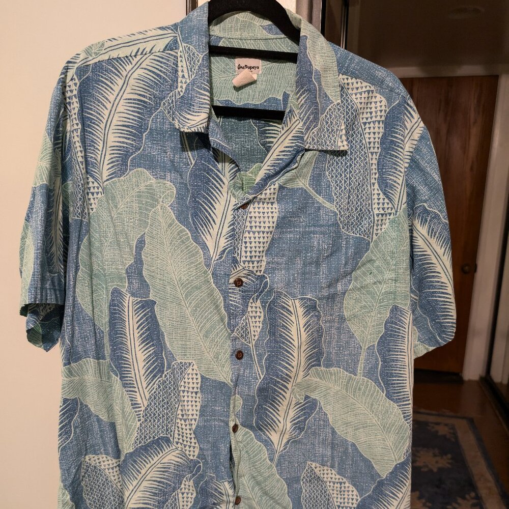 One Papaya Aloha Shirt